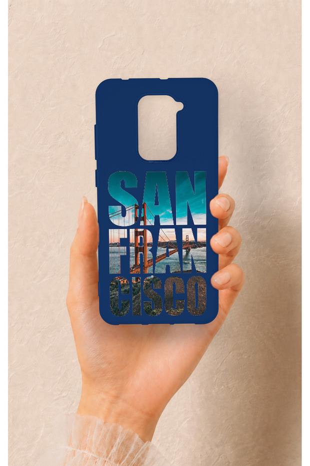 Redmi Note 9 Compatible San Francisco Patterned Silicone Case