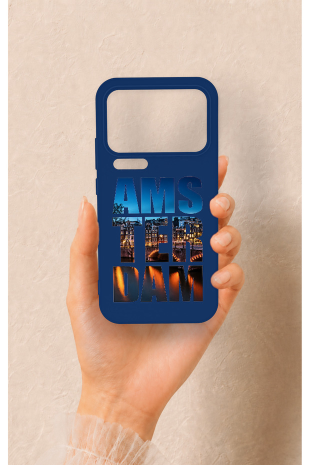 Mi 17 Pro Max Compatible Amsterdam Patterned Silicone Case
