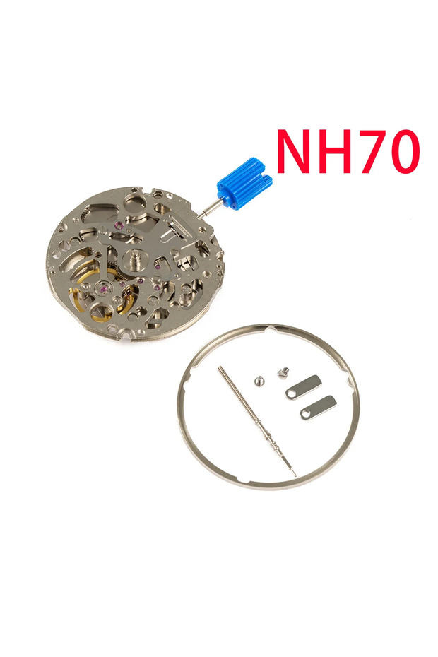 NH70 Japan Original NH71 NH72 NH70 High Accuracy Skeletonized Movement Automatic Self-winding 24 jew