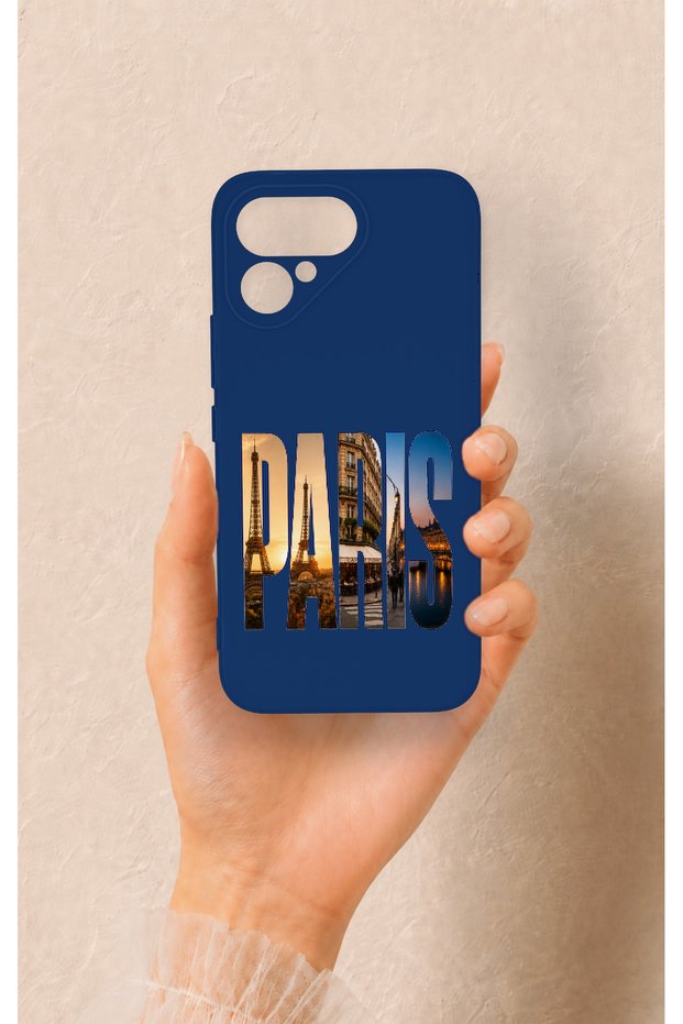 Tecno Pova Curve 2 Compatible Paris Patterned Silicone Case
