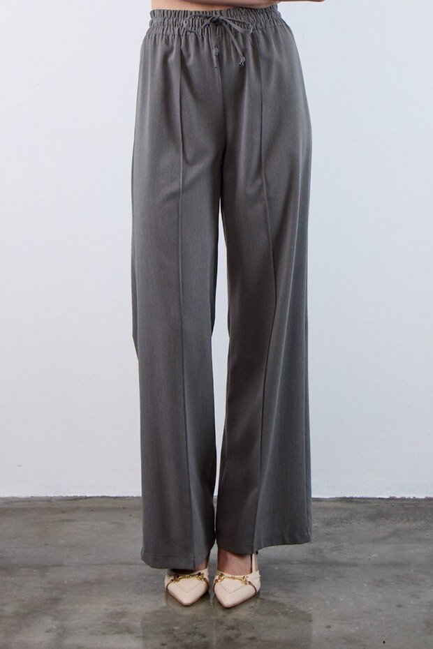 Anthracite Polyviscon Trousers - 2Y50741
