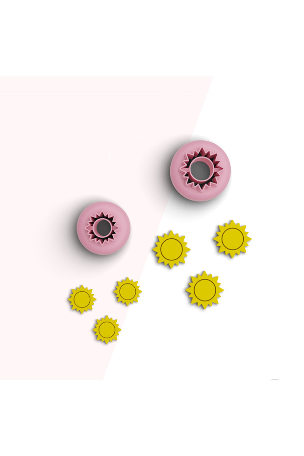 Sun Mini Polymer Clay Cutting Mold,Jewelry Molds, Cake Decoration Molds,Ceramic Clay Mold,No:365