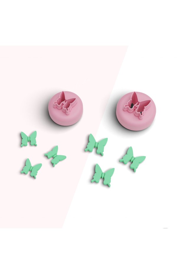 Butterfly Mini Polymer Clay Mold,Jewelry Molds,Cookie Cutters,Ceramic Mold,No:161