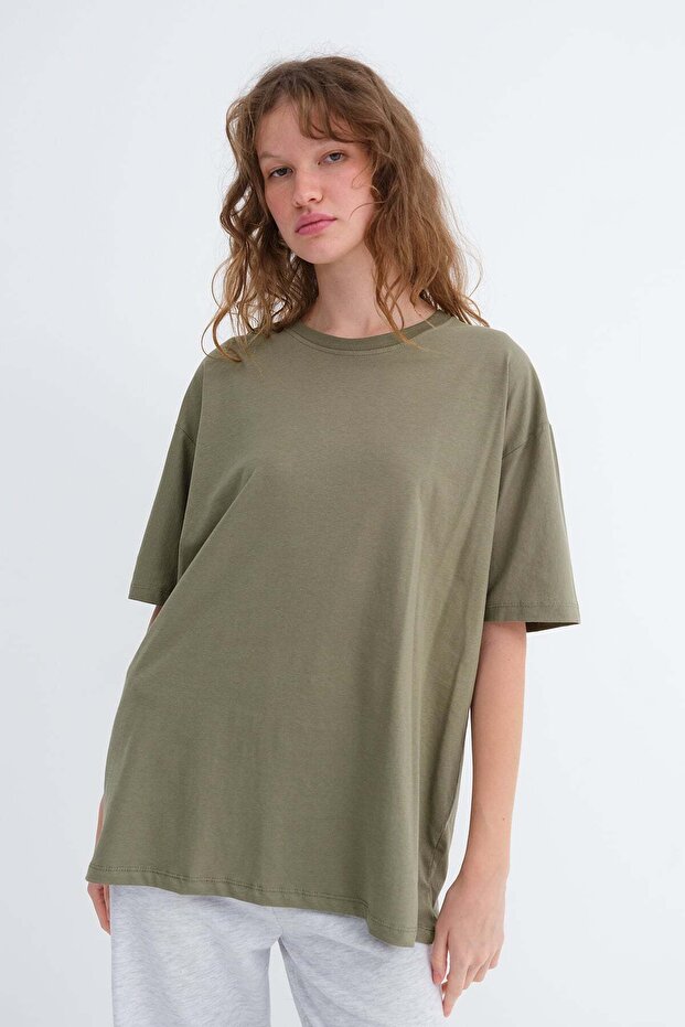 Crew Neck Basic T-Shirt P10111-D7