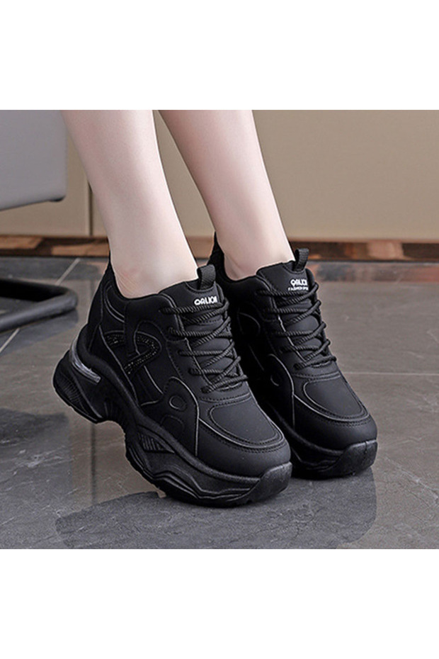 Women's Chunky Lace-Up Sneakers
