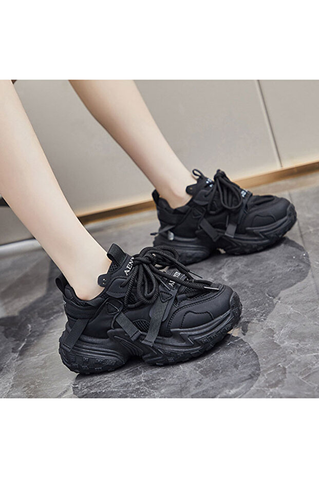 Women's Chunky Lace-Up Sneakers