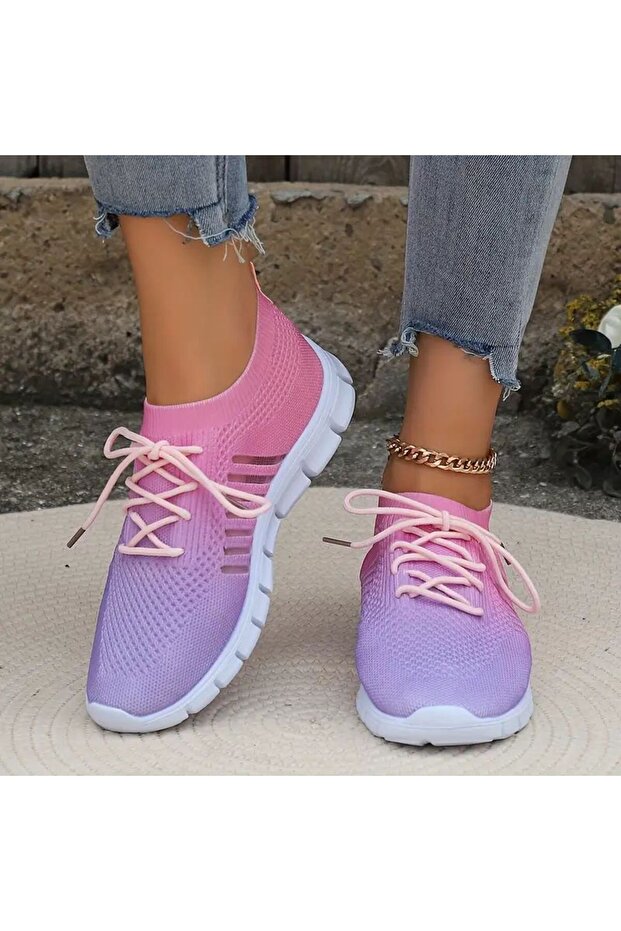 Women's Gradient Knit Sneakers