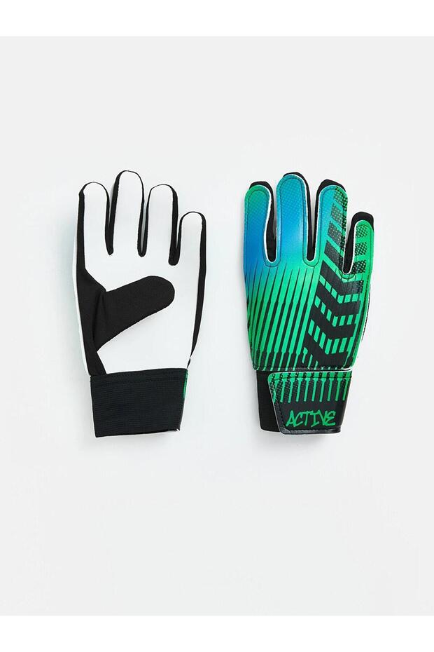 Patterned Boys' Goalkeeper Gloves (W6)