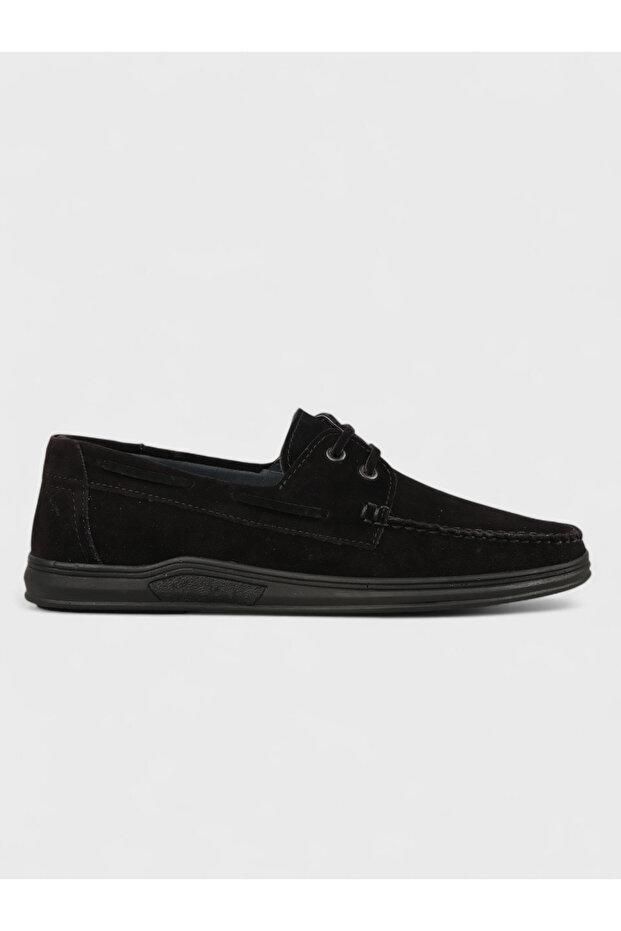 Men's summer casual shoes - 170 4107 - black suede