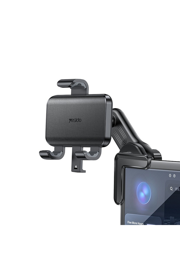 C250 Phone Mount 360° Rotatable Floating Screen Car Phone Holder Adjustable Universal Phone Clamp for Car Display and Computer Screen Snap-on Press Clip Phone Holder