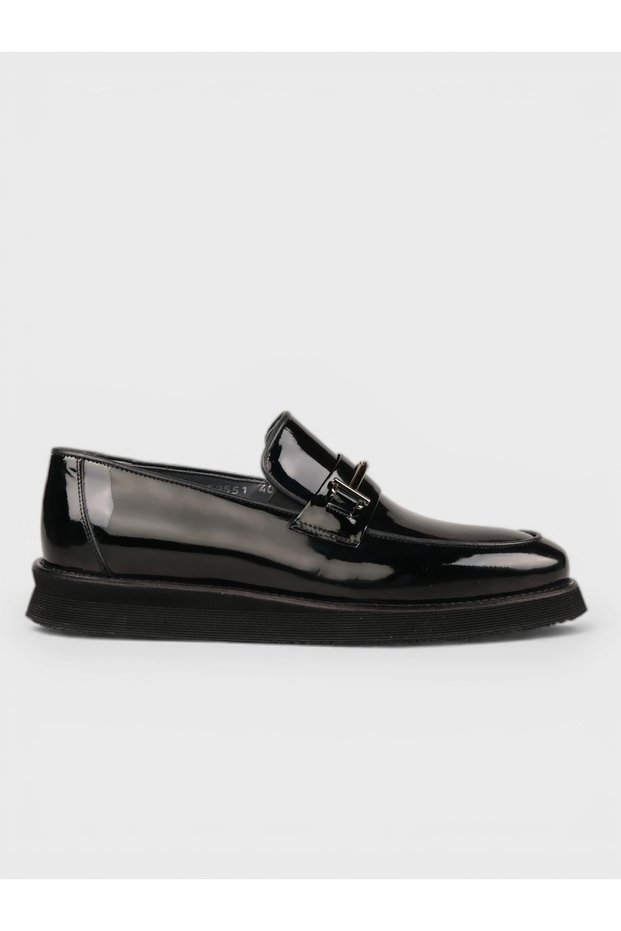 Men's Summer Casual Shoes - 146 4204 - Black Patent Leather