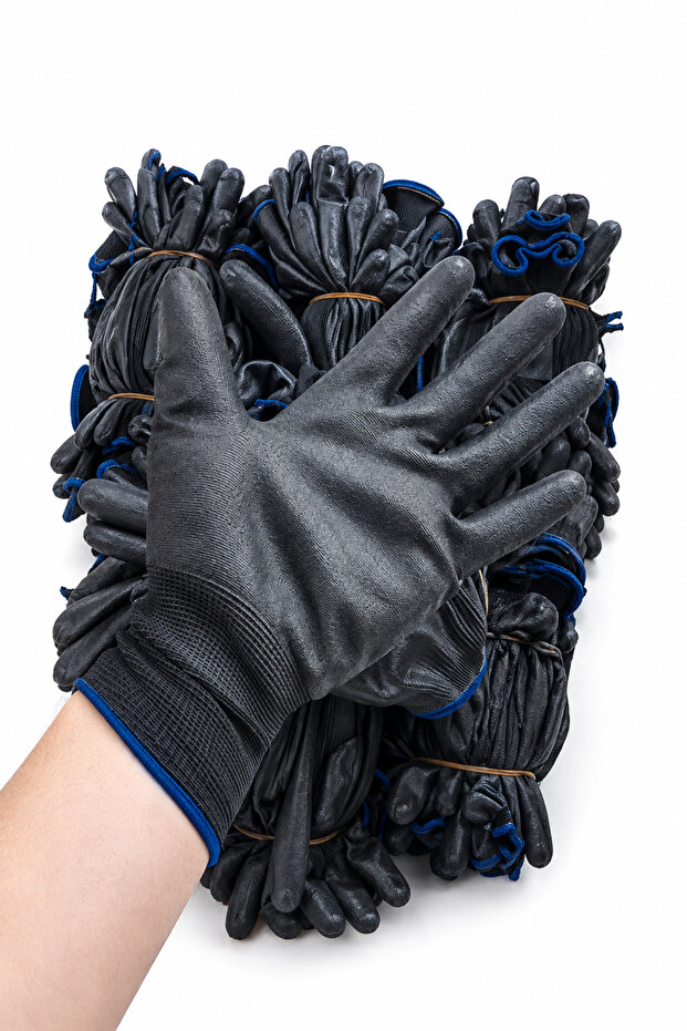 Pu Touch Work Gloves 2. Quality No:8 10 Pairs