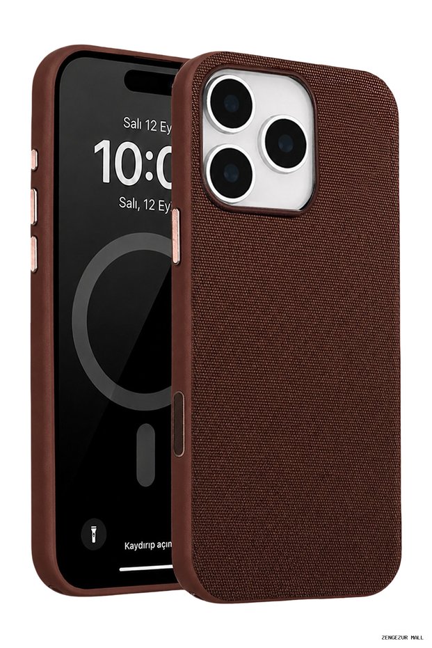 Zngzrmll iPhone 16 Pro Max Vero Magsafe Cover (163922) - Brown