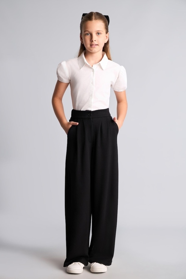 Girl's Tracksuit Bottoms I6731A8/Bk81 Black