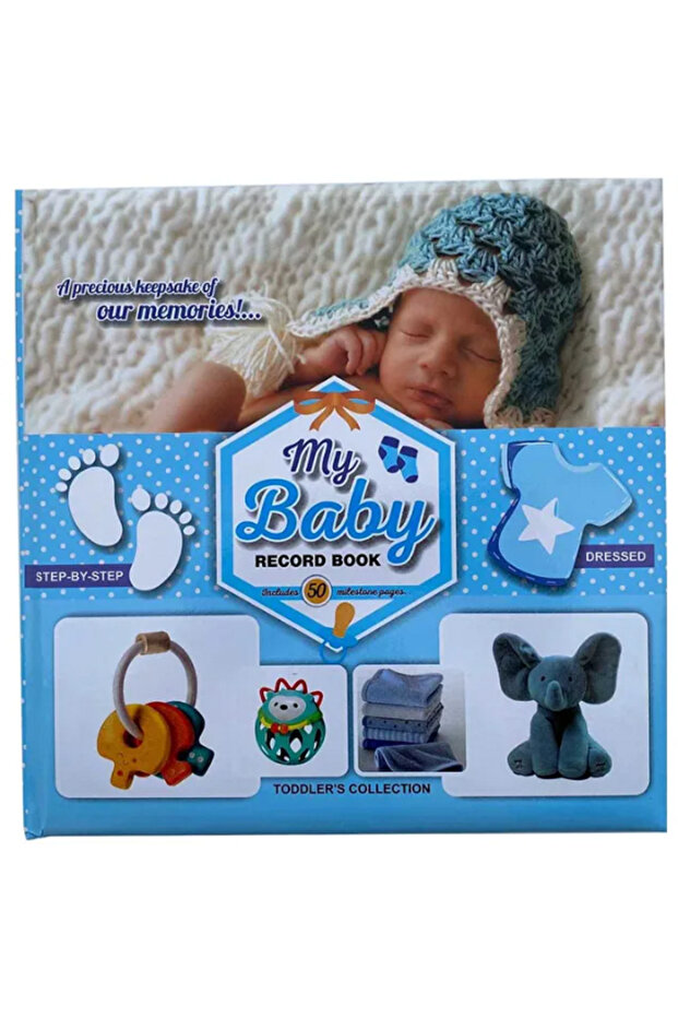 My Baby Record Book-blue