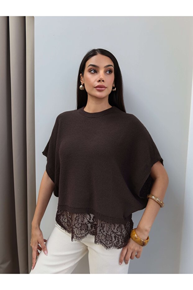 Tricot Blouse with Ruched Hem