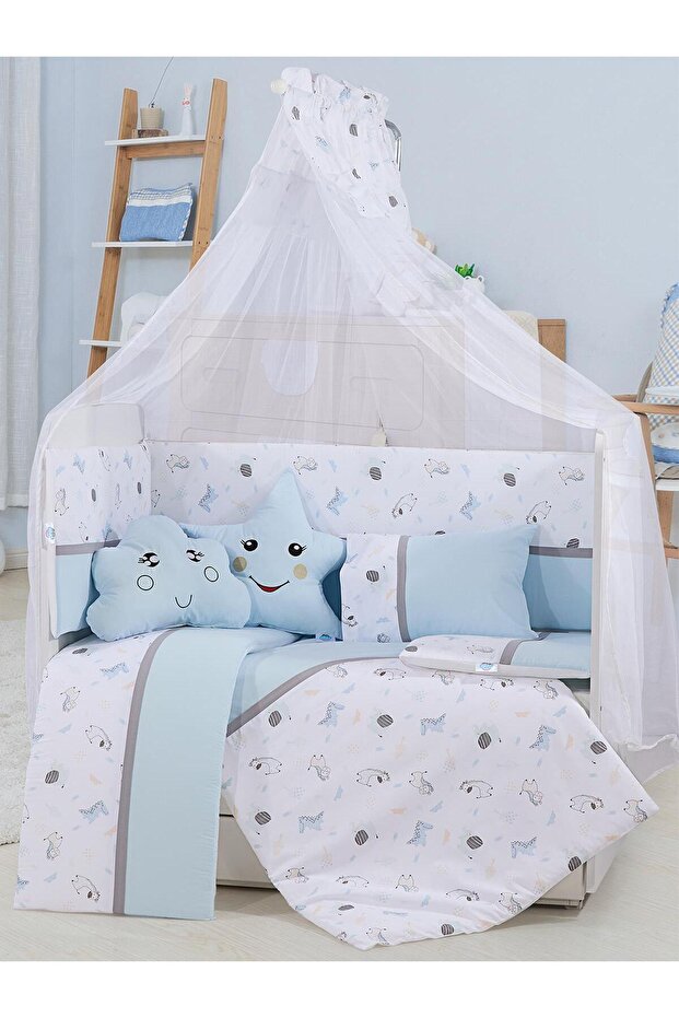 Safari Sleeping Set 70X131 - Blue