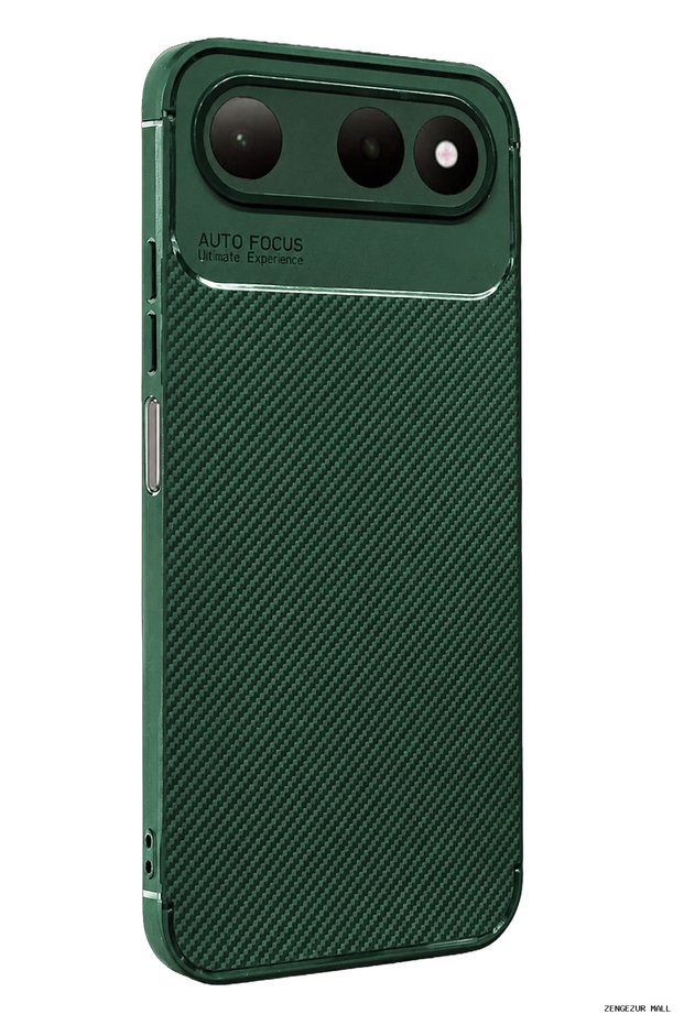 Zngzrmll Tecno Spark 50 5g Auto Focus Carbon Cover (181841) - Green