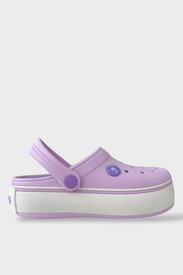 Children's Cross Antomic Sole Comfort Slippers Lilac