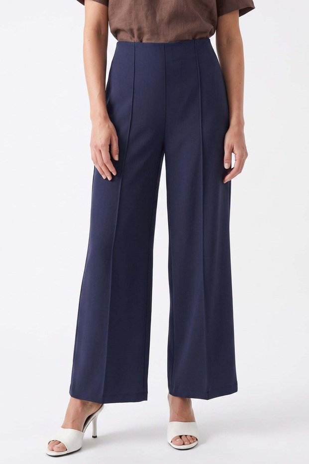 Lycra Scuba Pants 0033 - Dark Blue