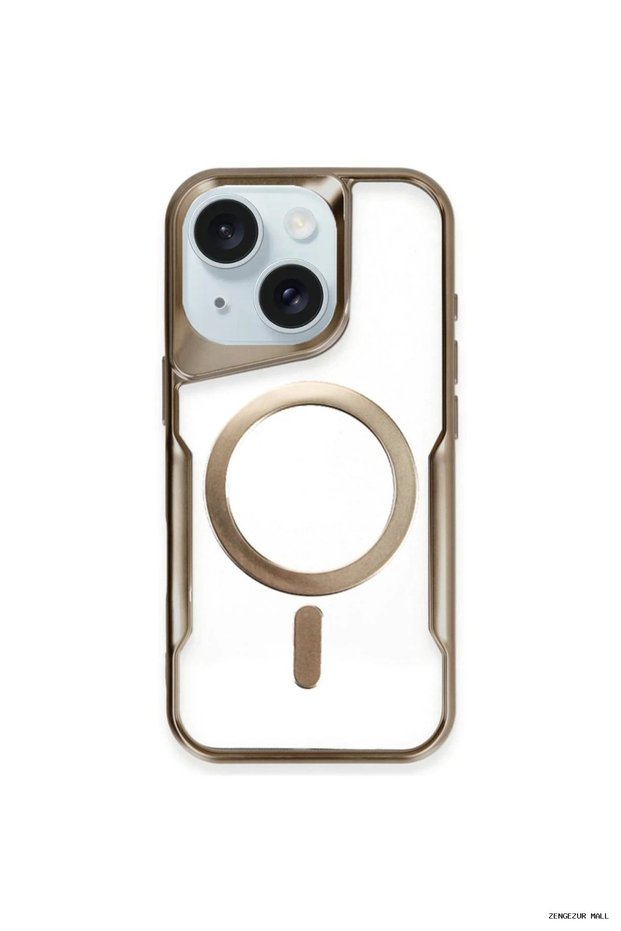 Zngzrmll iPhone 14 Case Boyi Magsafe Silicone Cover (194149) - Brown
