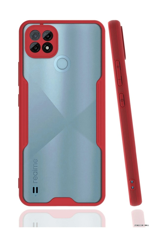 Zngzrmll Realme C21 Case Platinum Silicone (192035) - Red
