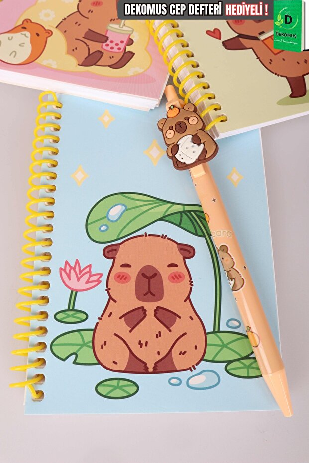 A6 Notepad and 0.7 mm Tip Pen Set of 2 Dekomus Pocket Notebook as a Gift