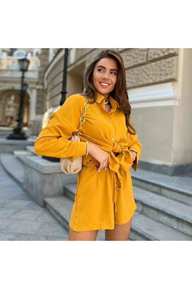 Women's Shirt & Shorts Set