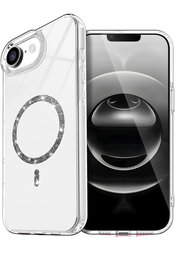 Zngzrmll iPhone 16E Live Diamond Magsafe Cover (201352) - Transparent