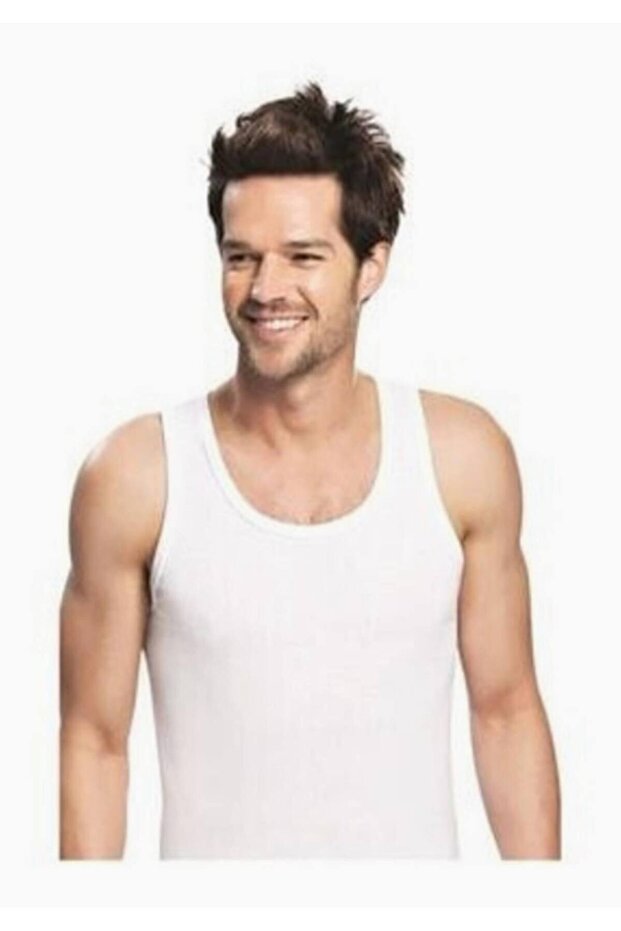Tutku-Men's White Undershirt 3-Piece New Season