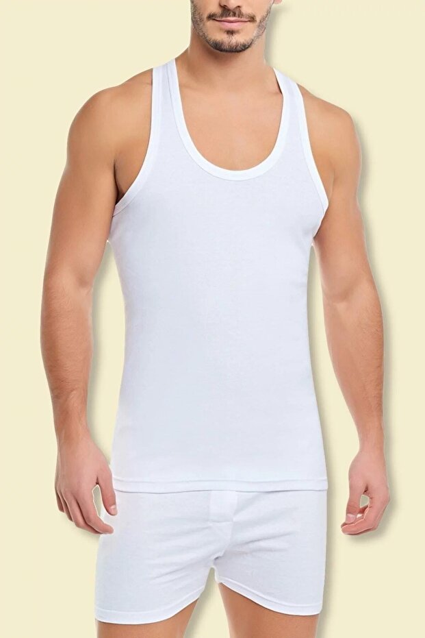 Tutku-Men's Combed Cotton Undershirt
