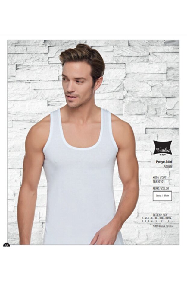 Tutku Combed Cotton Athlete's T-Shirt 6-Pack