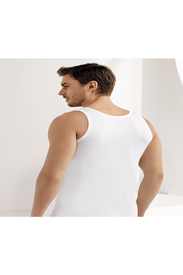 Tutku-Men's Cotton Strappy Undershirt 3-Pack 005 New Season