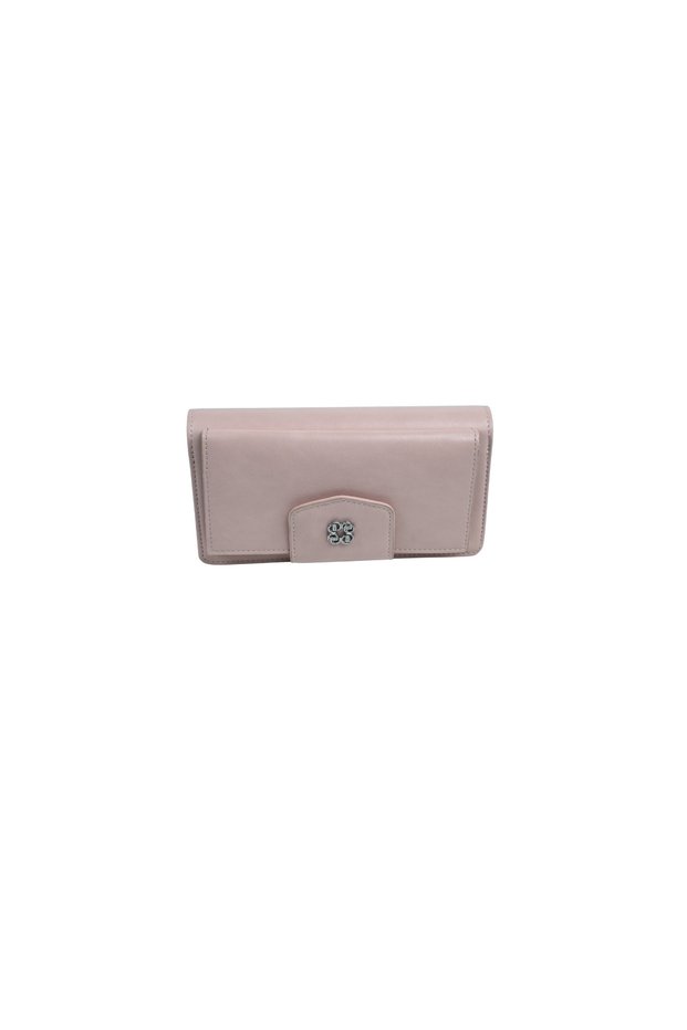 Duki Daso Women's Pink Leather-Look Large Internal Volume Women's Hand Wallet and Card Holder | Summer N4356 Pem
