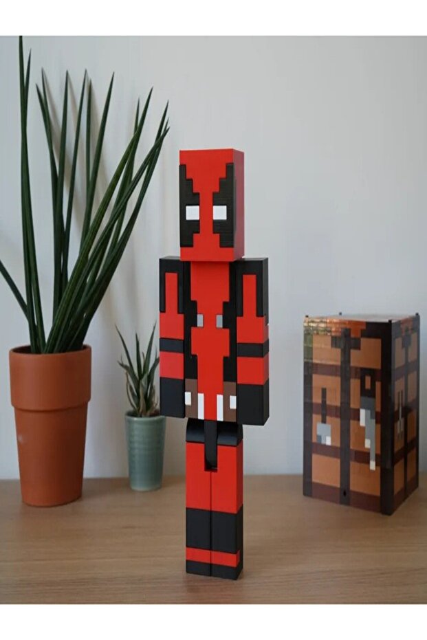Minecraft Deadpool Figür