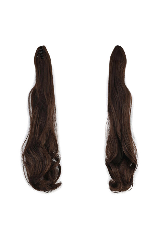 Mini Buckle Daal Ponytail / Chestnut Brown
