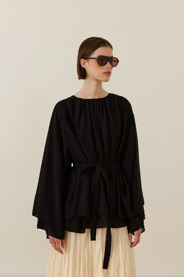 Medisa Draped Blouse