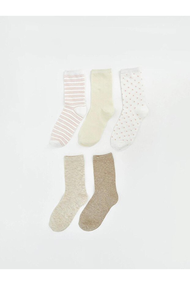 Patterned Women's Socks 5-Pack (W6)