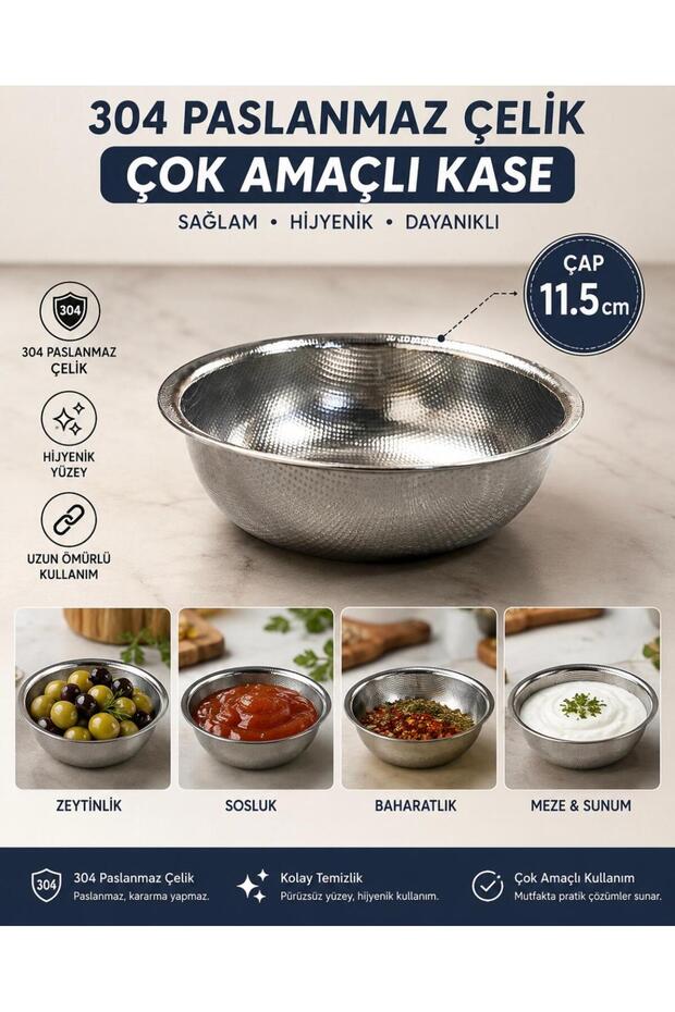 PASLANMAZ ÇELİK KASE