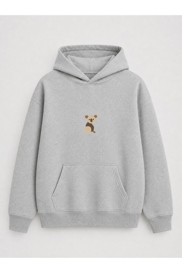 Unisex Hooded Sweatshirt with Kangaroo Pocket, Oversize Comfortable Fit, Daily Sports Stylish Sweatshirt