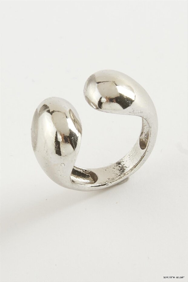 Spt-Gld Round Metal Ring (230913) Silver Color