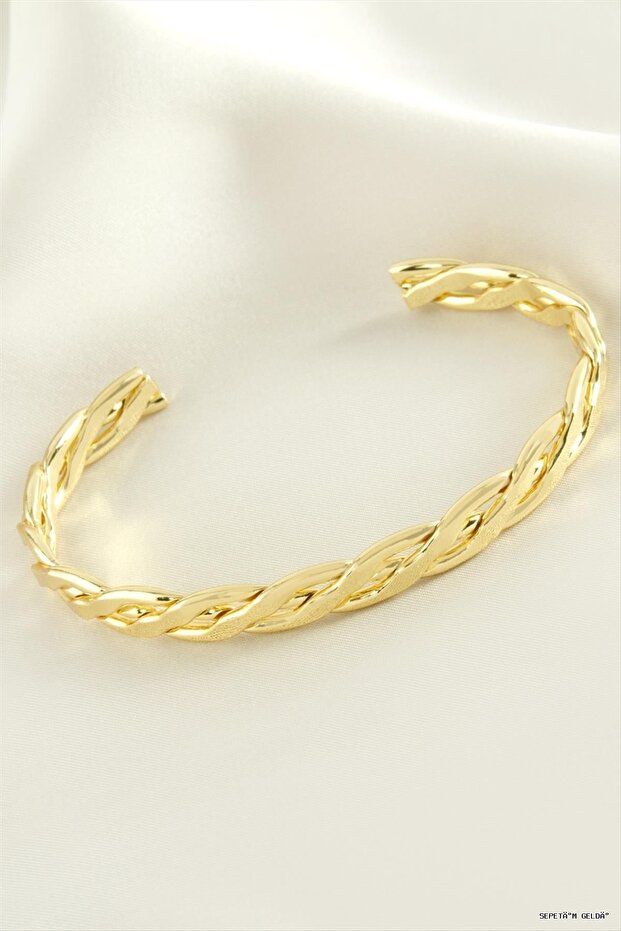 Spt-Gld Twisted Bracelet (234027) Yellow