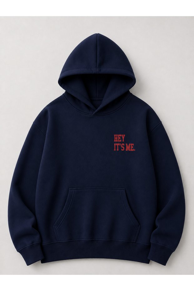 Unisex Hooded Sweatshirt with Kangaroo Pocket, Oversize Comfortable Fit, Daily Sports Stylish Sweatshirt