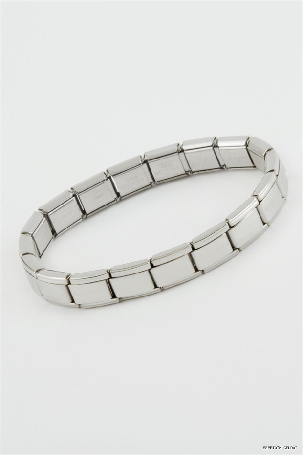 Spt-Gld Italian Steel Bracelet (00722) Silver Color