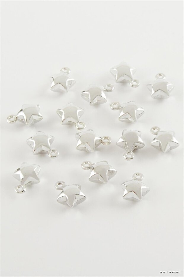 Spt-Gld Star Pendant Horse 1 Piece (04856) Silver Color