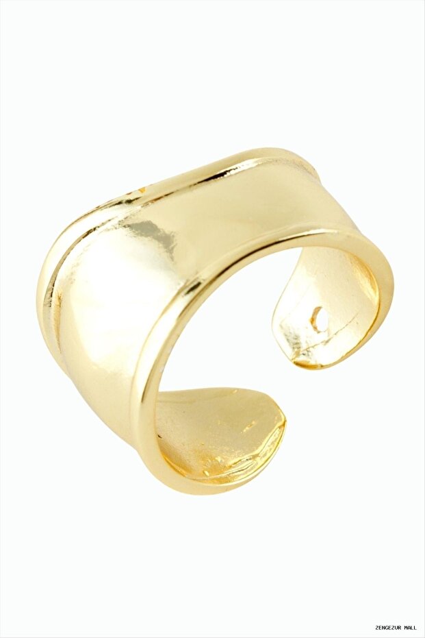 Zngzrmll Oval Metal (24523) Ring Yellow