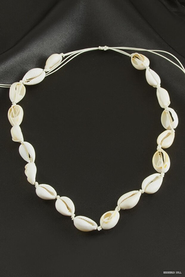 Zngzrmll Oyster Macrame (34320) Necklace Cream