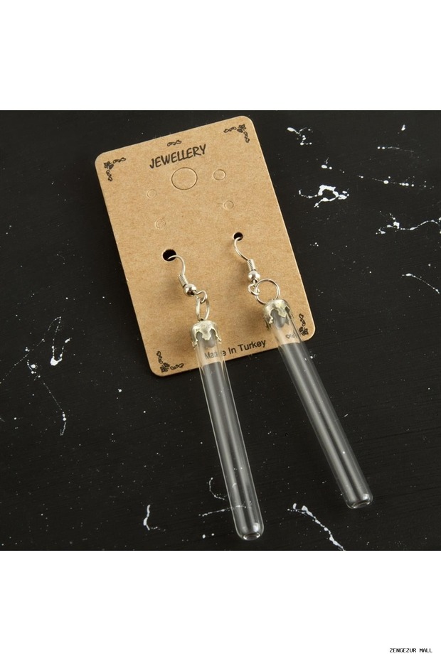 Zngzrmll Empty Jar (33147) Earrings Transparent