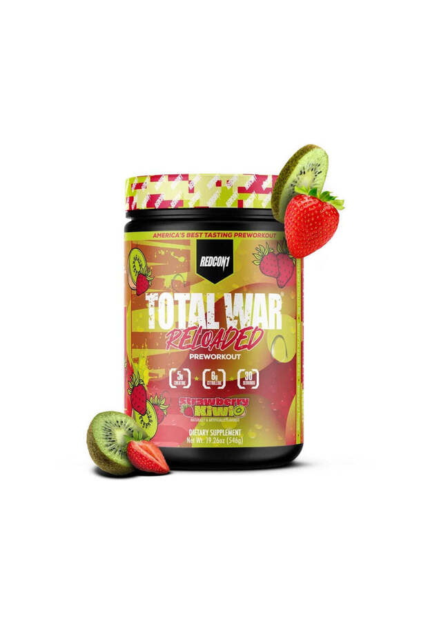 Total War Reloaded Preworkout Strawberry Kiwi 555 g