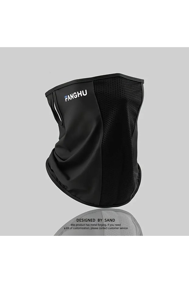 Black Cycling Masks Headwear Bandana Head Wrap Face Scarf Mask Neck Balaclava Breathable Light Cool